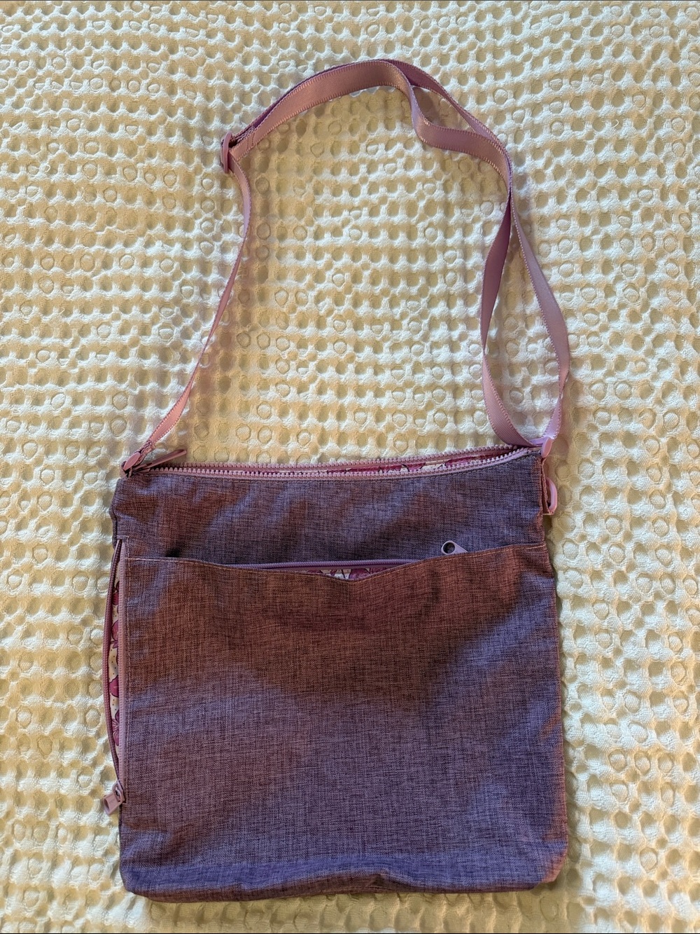 Vera Bradley Heathered Mauve Crossbody Bag